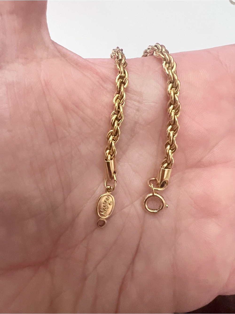 Napier Gold-Tone Twisted Rope Bracelet - Picture 3 of 5